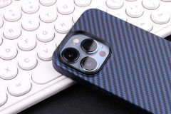 iPhone 12 Pro Max Kılıf Karbon Fiber Tasarımlı Karbono Kapak