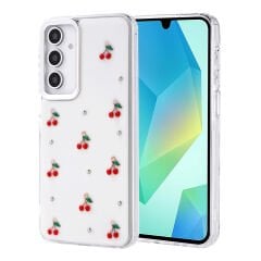 Samsung Galaxy A16 Kılıf Airbag Tasarımlı Simli Şeffaf Kutup Kapak