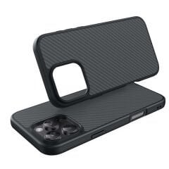 iPhone 16 Pro Kılıf Magsafe Şarj Özellikli Karbon Fiber Tasarımlı Elnino Kapak