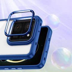 Xiaomi Mi 13T Pro Kılıf Kamera Çıkıntılı Arkası Şeffaf Köşeleri Parlak Renkli Işlemeli Flora Kapak