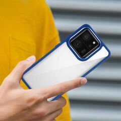 Xiaomi Mi 13T Pro Kılıf Kamera Çıkıntılı Arkası Şeffaf Köşeleri Parlak Renkli Işlemeli Flora Kapak