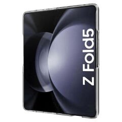 Samsung Galaxy Z Fold 5 Kılıf Sert Pürüzsüz Şeffaf Droga Kapak