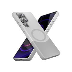 Samsung Galaxy S24 Ultra Kablosuz Şarj Destekli Kılıf Mıknatıslı Duble Kapak