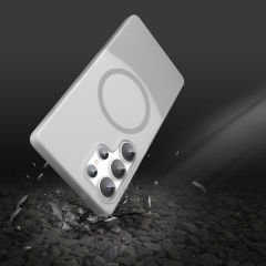 Samsung Galaxy S24 Ultra Kablosuz Şarj Destekli Kılıf Mıknatıslı Duble Kapak