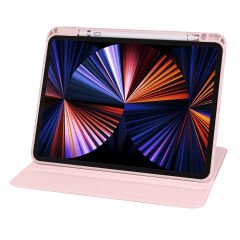 iPad Pro 11 2018 Kılıf Termik Kalem Bölmeli Dönebilen Standlı Kılıf