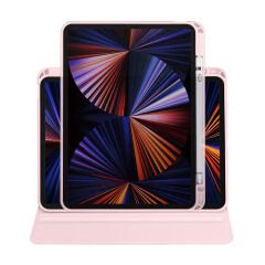 iPad Pro 11 2018 Kılıf Termik Kalem Bölmeli Dönebilen Standlı Kılıf