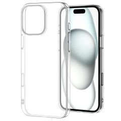 iPhone 16 Pro Max Kılıf Sert Pürüzsüz Şeffaf Droga Kapak