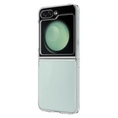 Samsung Galaxy Z Flip 5 Kılıf Sert Pürüzsüz Şeffaf Droga Kapak