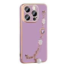 iPhone 15 Pro Max Kılıf El Tutamaçlı Kamera Korumalı Taka Silikon Kapak