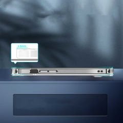 iPhone 14 Kılıf Standlı Şeffaf Silikon L-Stand Kapak