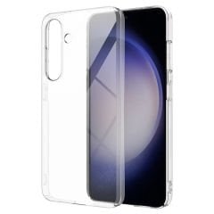 Samsung Galaxy S24 Kılıf Sert Pürüzsüz Şeffaf Droga Kapak