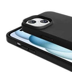 iPhone 14 Kılıf Magsafe Şarj Özellikli Sıvı Teknolojili Silinebilir Sert Lansman Kivi Kapak