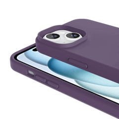 iPhone 14 Kılıf Magsafe Şarj Özellikli Sıvı Teknolojili Silinebilir Sert Lansman Kivi Kapak