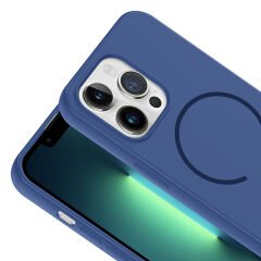 iPhone 13 Pro Max Kılıf Meta Lansman M-Safe Kamera Korumalı içi Kadife Yumuşak Renkli Süet Silikon