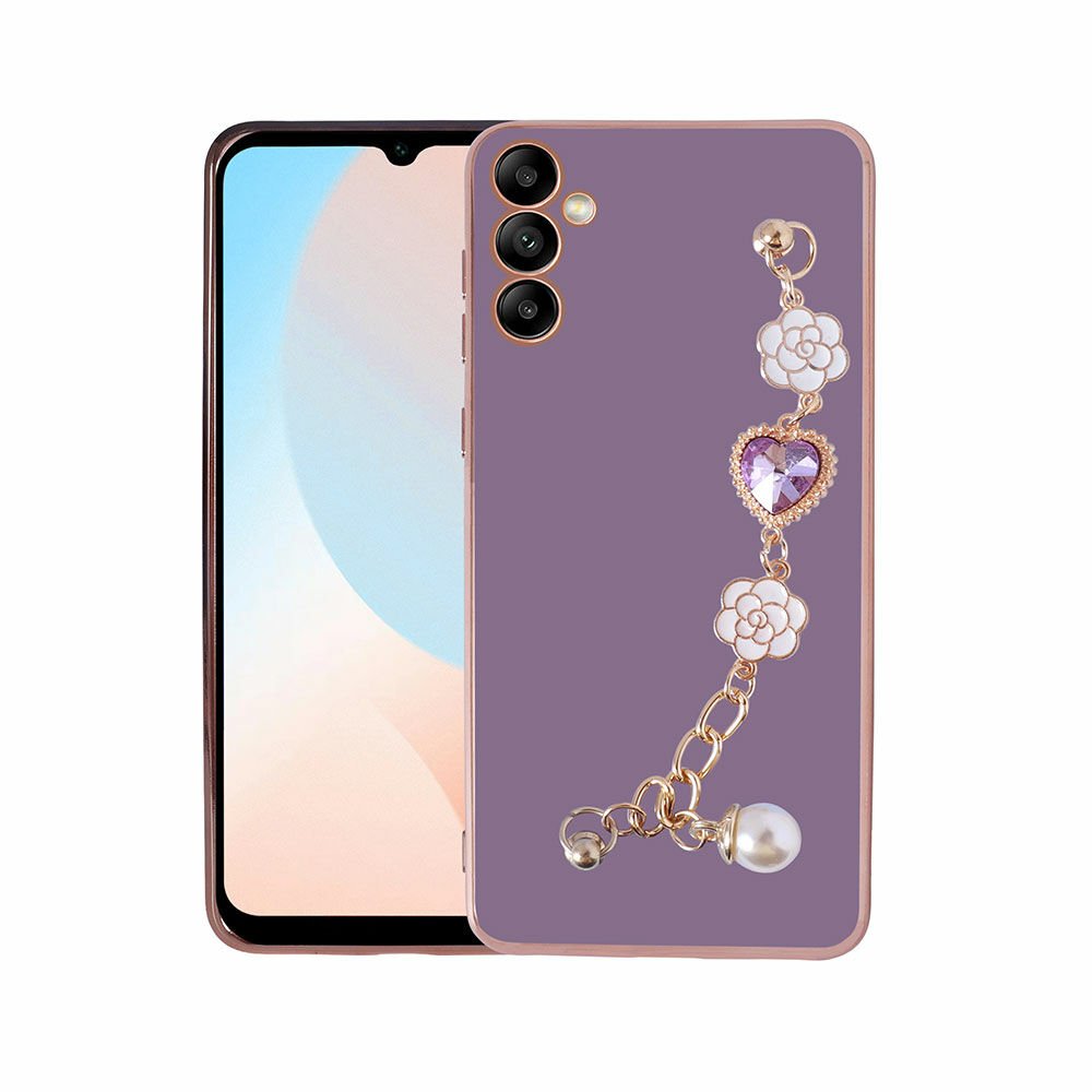Samsung Galaxy A54 El Tutamaçlı Kamera Korumalı Taka Silikon Kapak Kılıf