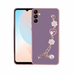Samsung Galaxy A54 El Tutamaçlı Kamera Korumalı Taka Silikon Kapak Kılıf