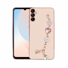 Samsung Galaxy A54 El Tutamaçlı Kamera Korumalı Taka Silikon Kapak Kılıf