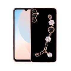 Samsung Galaxy A54 El Tutamaçlı Kamera Korumalı Taka Silikon Kapak Kılıf