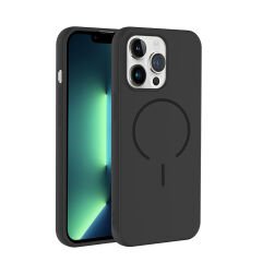 iPhone 13 Pro Kılıf Meta Lansman M-Safe Kamera Korumalı içi Kadife Yumuşak Renkli Süet Silikon