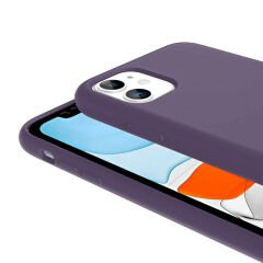 iPhone 11 Kılıf Magsafe Şarj Özellikli Sıvı Teknolojili Silinebilir Sert Lansman Kivi Kapak