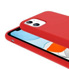 iPhone 11 Kılıf Magsafe Şarj Özellikli Sıvı Teknolojili Silinebilir Sert Lansman Kivi Kapak