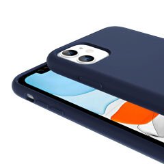 iPhone 11 Kılıf Magsafe Şarj Özellikli Sıvı Teknolojili Silinebilir Sert Lansman Kivi Kapak