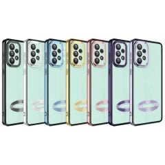 Samsung Galaxy A73 Kamera Korumalı Logo Gösteren Omega Kapak kılıf