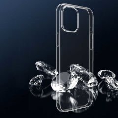 iPhone 14 Pro Max Kılıf Sert Pürüzsüz Şeffaf Droga Kapak