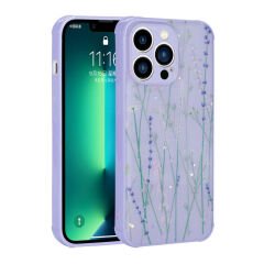 iPhone 12 Pro Max Kılıf Simli Desenli Kamera Korumalı Parlak Popy Kapak