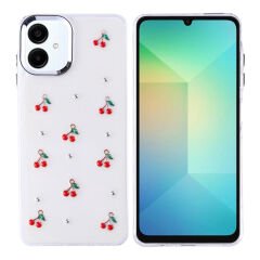 Samsung Galaxy A06 Kılıf Airbag Tasarımlı Simli Şeffaf Kutup Kapak