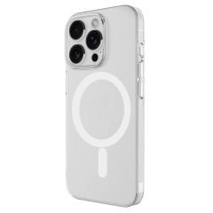 iPhone 16 Pro Max Kılıf Magsafe Şarj Özellikli Şeffaf Tek Kamera Çerçeveli Porto Kapak
