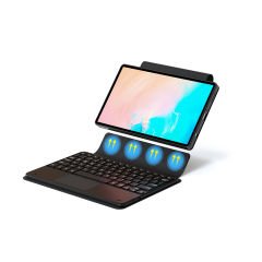 Samsung Galaxy Tab S11 Border Keyboard Bluetooh Bağlantılı Standlı Klavyeli Tablet Kılıfı