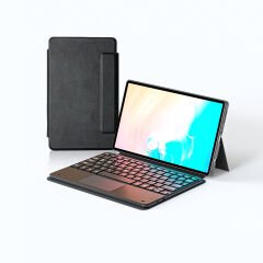 Samsung Galaxy Tab S11 Border Keyboard Bluetooh Bağlantılı Standlı Klavyeli Tablet Kılıfı