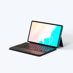 Samsung Galaxy Tab S11 Border Keyboard Bluetooh Bağlantılı Standlı Klavyeli Tablet Kılıfı