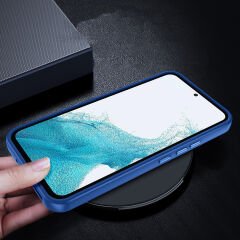 Samsung Galaxy A54 Kılıf Kamera Çıkıntılı Arkası Şeffaf Köşeleri Parlak Renkli Işlemeli Flora Kapak