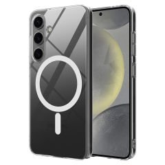 Samsung Galaxy S24 Plus Kılıf Kamera Korumalı Magsafe Sert PC Porto Kapak