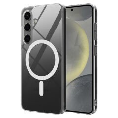 Samsung Galaxy S24 Plus Kılıf Kamera Korumalı Magsafe Sert PC Porto Kapak