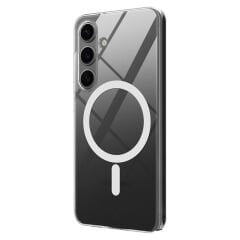 Samsung Galaxy S24 Plus Kılıf Kamera Korumalı Magsafe Sert PC Porto Kapak