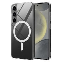 Samsung Galaxy S24 Plus Kılıf Kamera Korumalı Magsafe Sert PC Porto Kapak