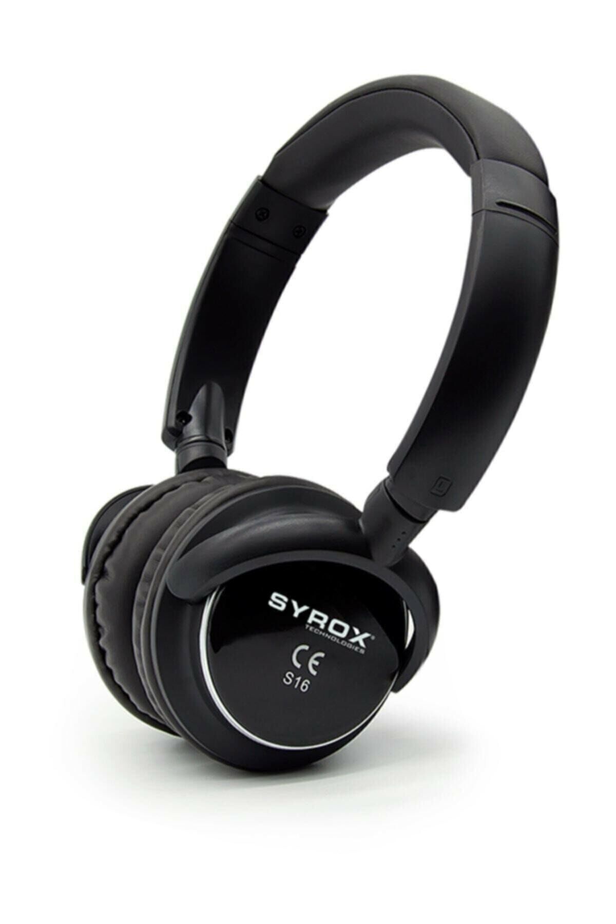 Siyah S16 16 Bluetooth 4 Fonksiyonlu Kulak Üstü Kulaklık S16