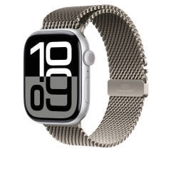 Apple Watch 10 46mm KRD-100 Titanyum Hasır Kordon
