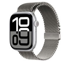 Apple Watch 10 46mm KRD-100 Titanyum Hasır Kordon