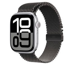 Apple Watch 10 46mm KRD-100 Titanyum Hasır Kordon