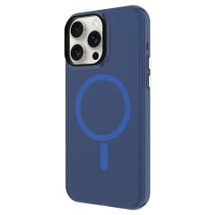 iPhone 15 Pro Max Kılıf Magsafe Şarj Özellikli Buzlu Transparan C-Pro Sert Kapak