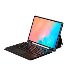 Samsung Galaxy Tab S10 FE Border Keyboard Bluetooh Bağlantılı Standlı Klavyeli Tablet Kılıfı