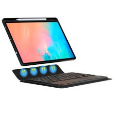 Samsung Galaxy Tab S10 FE Border Keyboard Bluetooh Bağlantılı Standlı Klavyeli Tablet Kılıfı