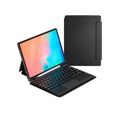Samsung Galaxy Tab S10 FE Border Keyboard Bluetooh Bağlantılı Standlı Klavyeli Tablet Kılıfı