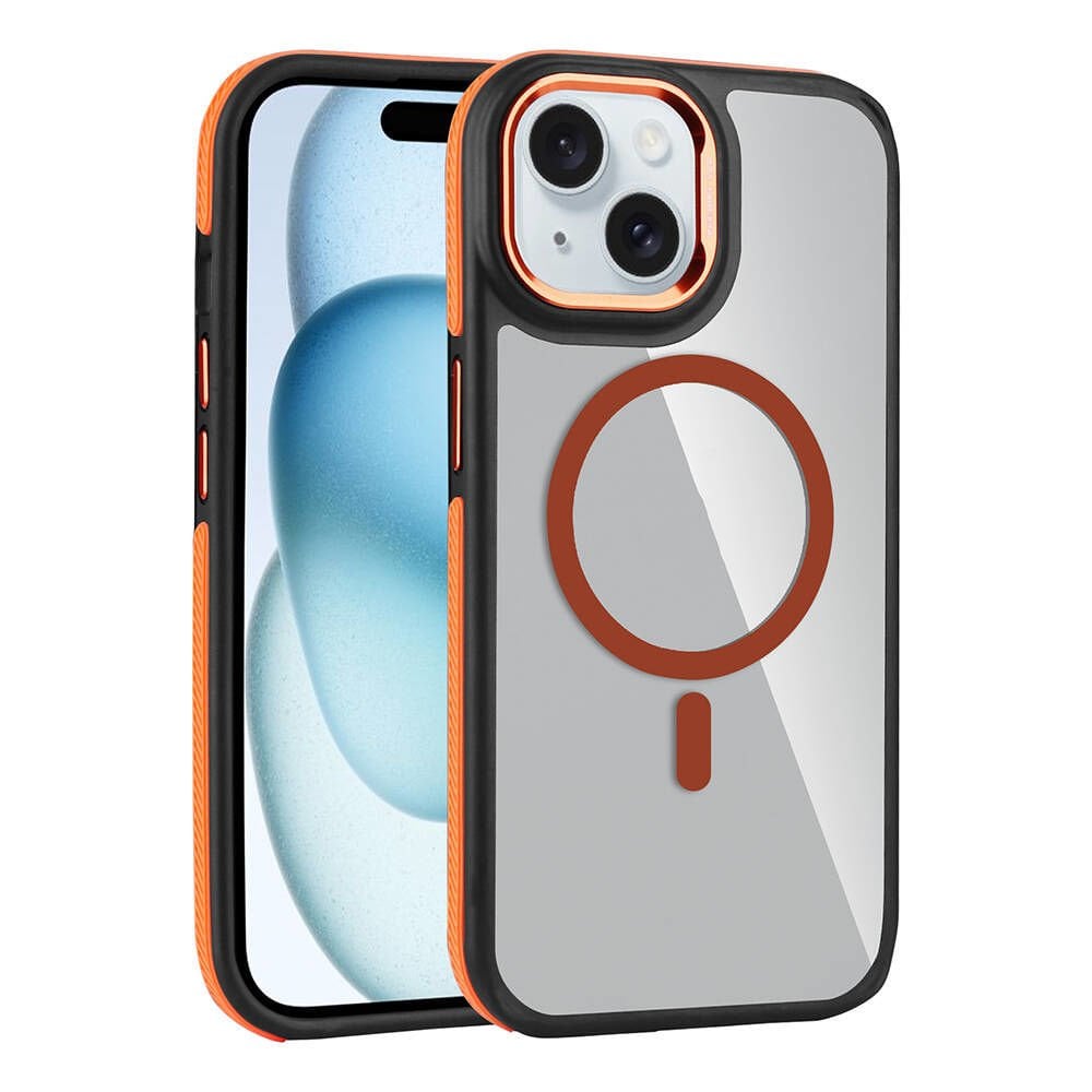 iPhone 15 Kılıf Magsafe Şarj Özellikli Mat Görünümlü Solo Kapak