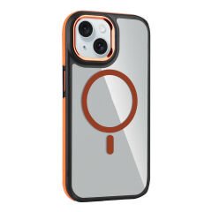 iPhone 15 Kılıf Magsafe Şarj Özellikli Mat Görünümlü Solo Kapak