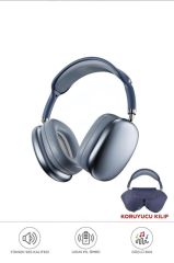 P9 Air Pro Max Kablosuz 5.3 Mikrofonlu Sd Kart Girişli Aux Kablolu Bluetooth Kulaklık Kılıf Hediyeli